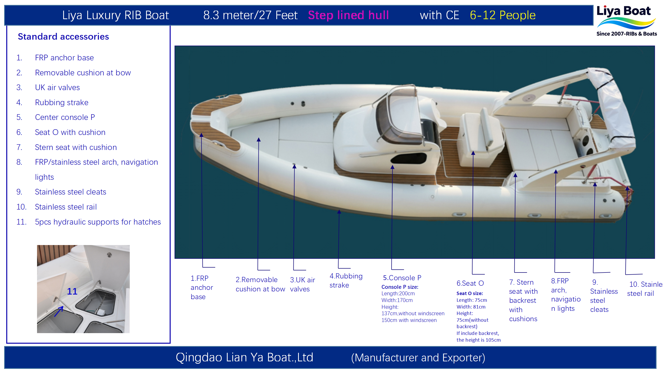 Reliable UK-style air valve for efficient setup and maintenance of your 27FT RIB Reliable UK-style air valve for efficient setup and maintenance of your 27FT RIB