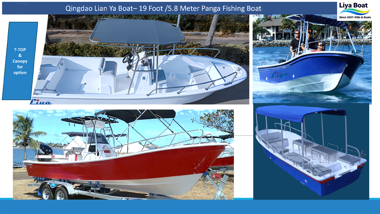 Padded Bow Seats with Storage on 19ft Fishing Boat