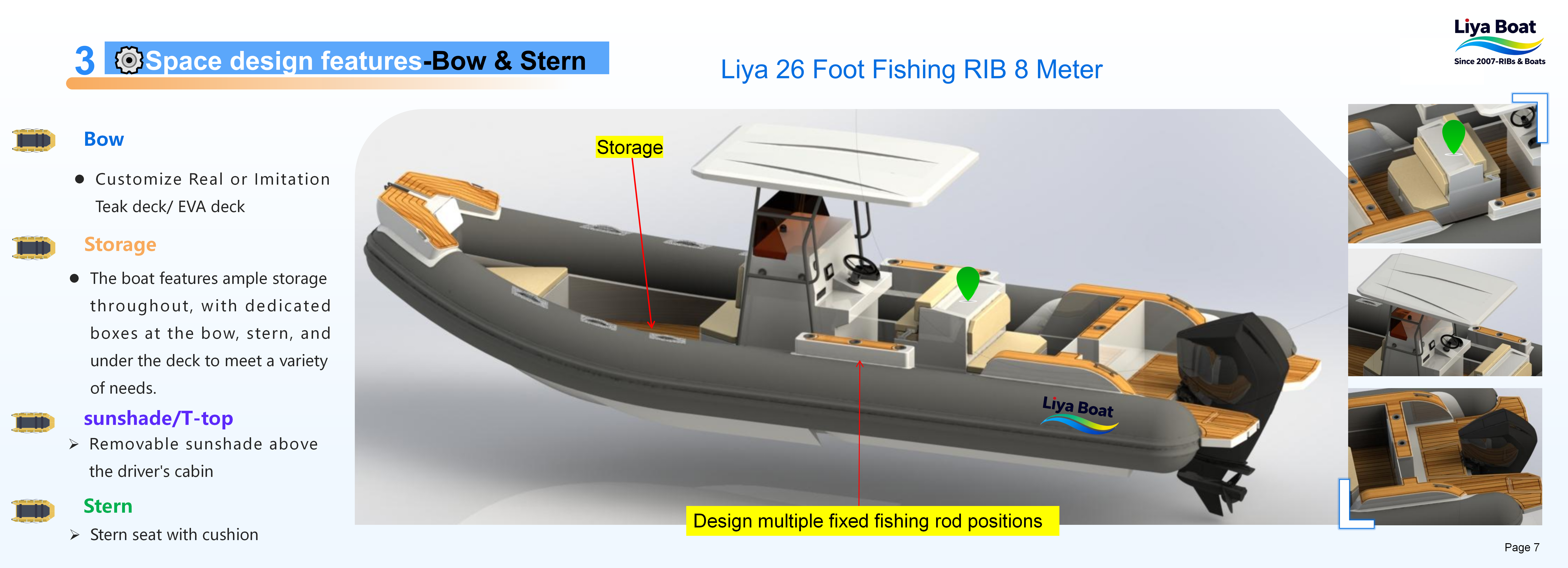 Liya 26 Foot Fishing RIB Boat_07