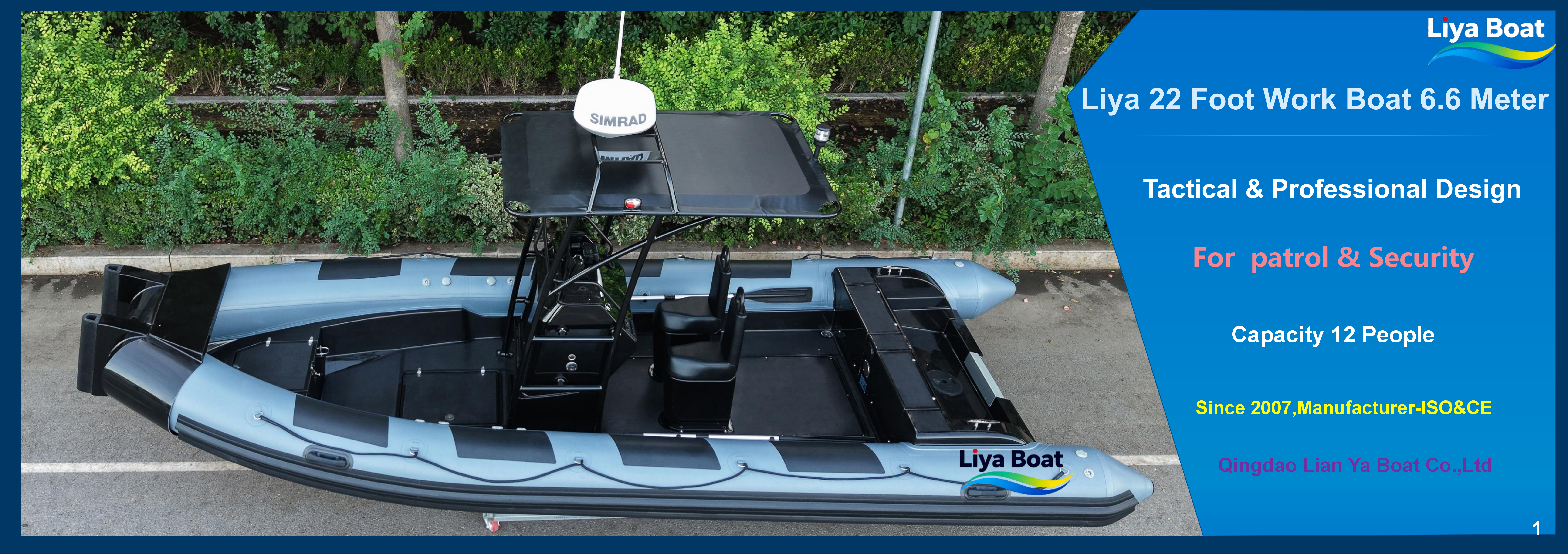 Liya 22 Foot Work Boat 6.6M_01