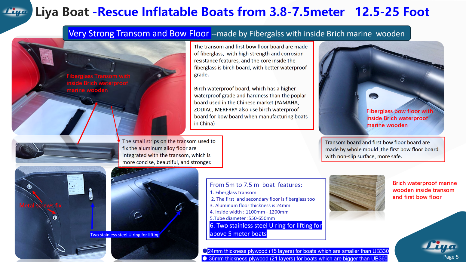 high qulity inflatable boat by liya Liya Rescue Inflatable Boats_05