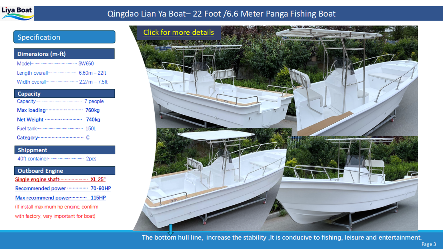 datas Technical datas