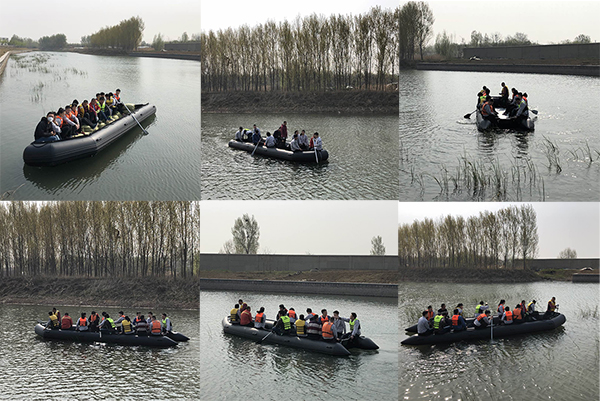 Liya 25feet hypalon inflatable boat have passed the test