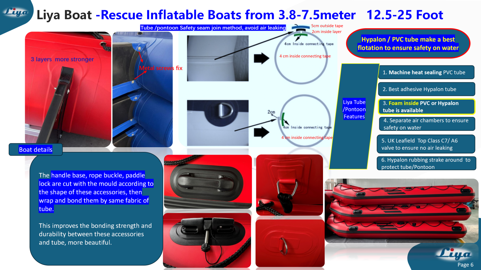 super inflatable boat by liya Liya Rescue Inflatable Boats work process