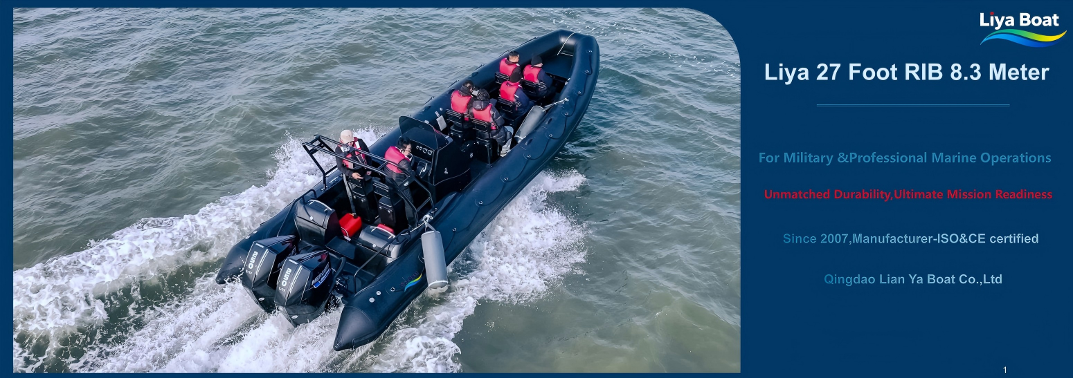 Liya 27Ft heavy duty RIB Liya Military 27 Foot RIB_01