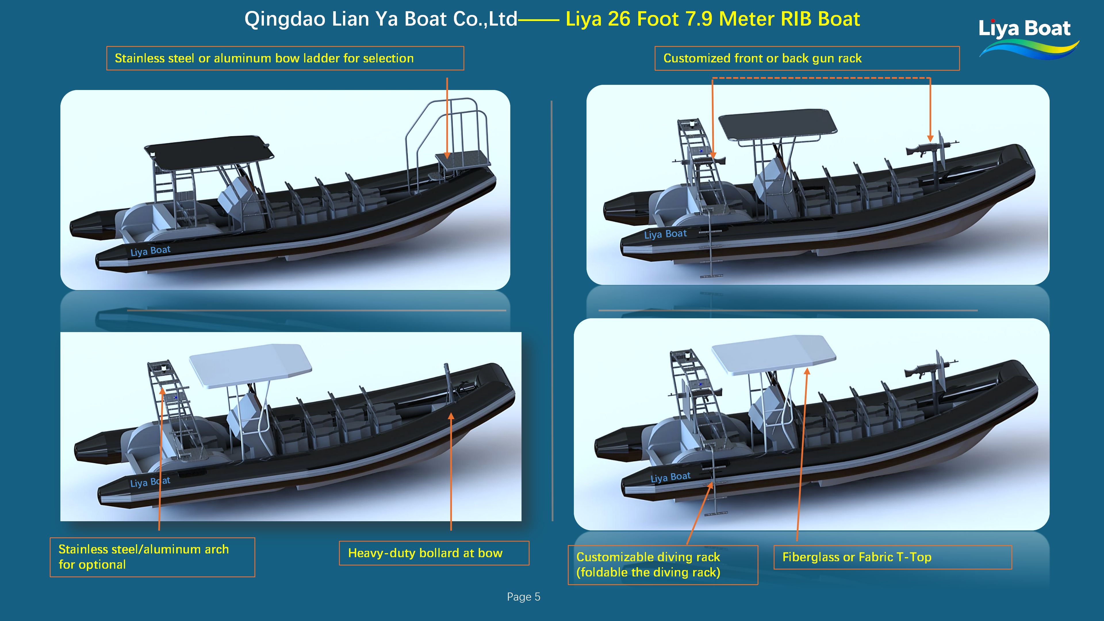 Liya Military RIB 26 Foot_05