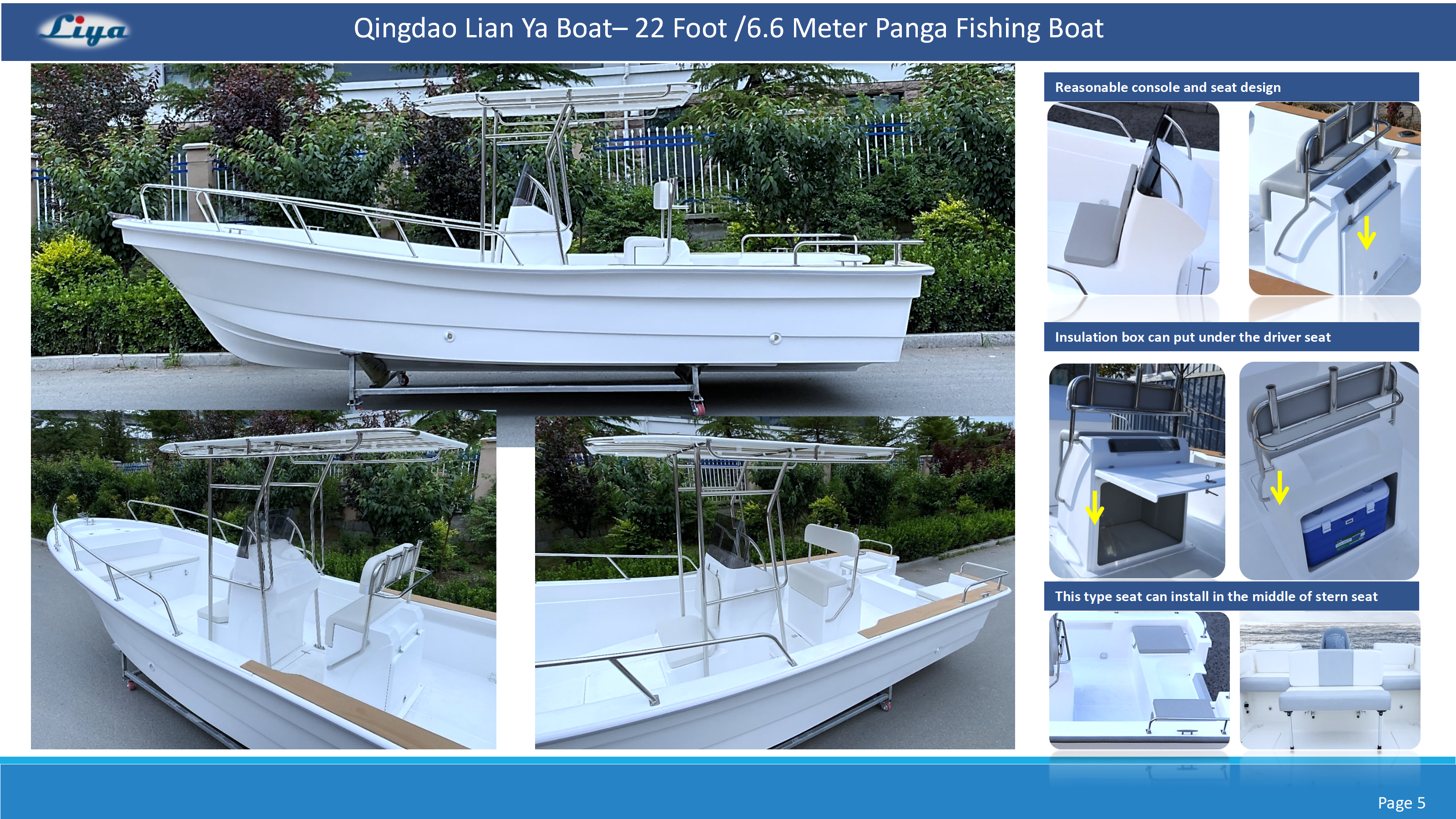 Spacious cockpit with comfortable seating for up to 7 passengers.