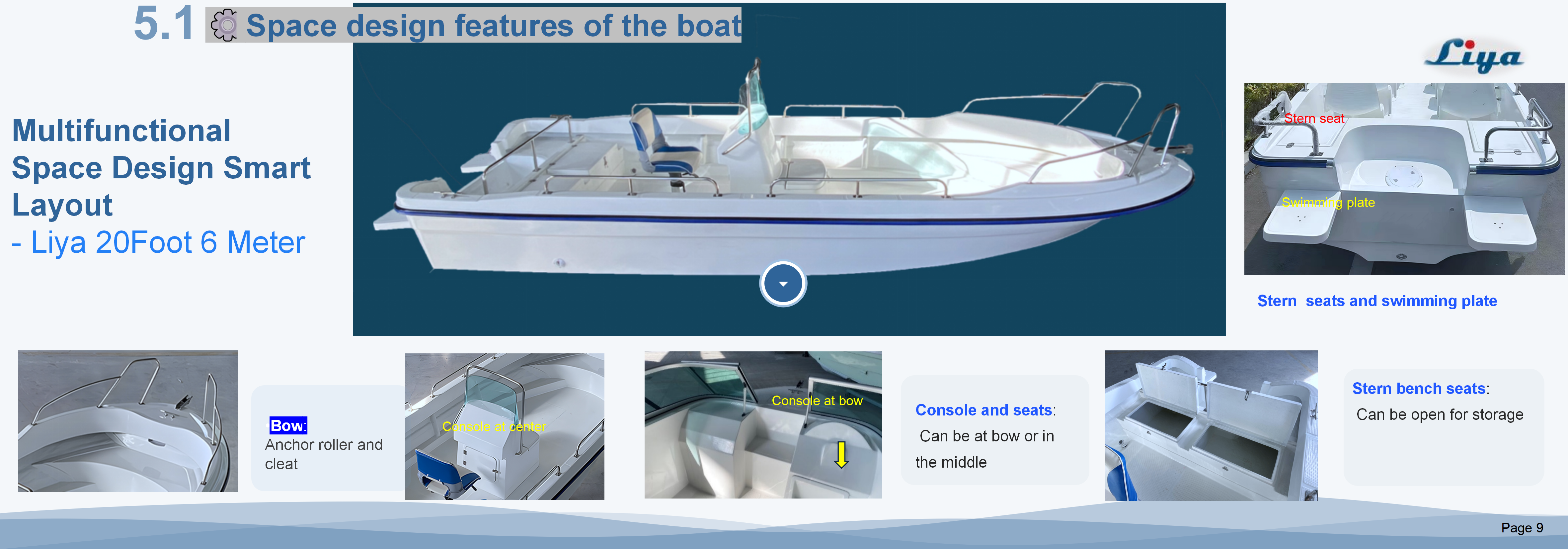 Liya 6m center console boat_09