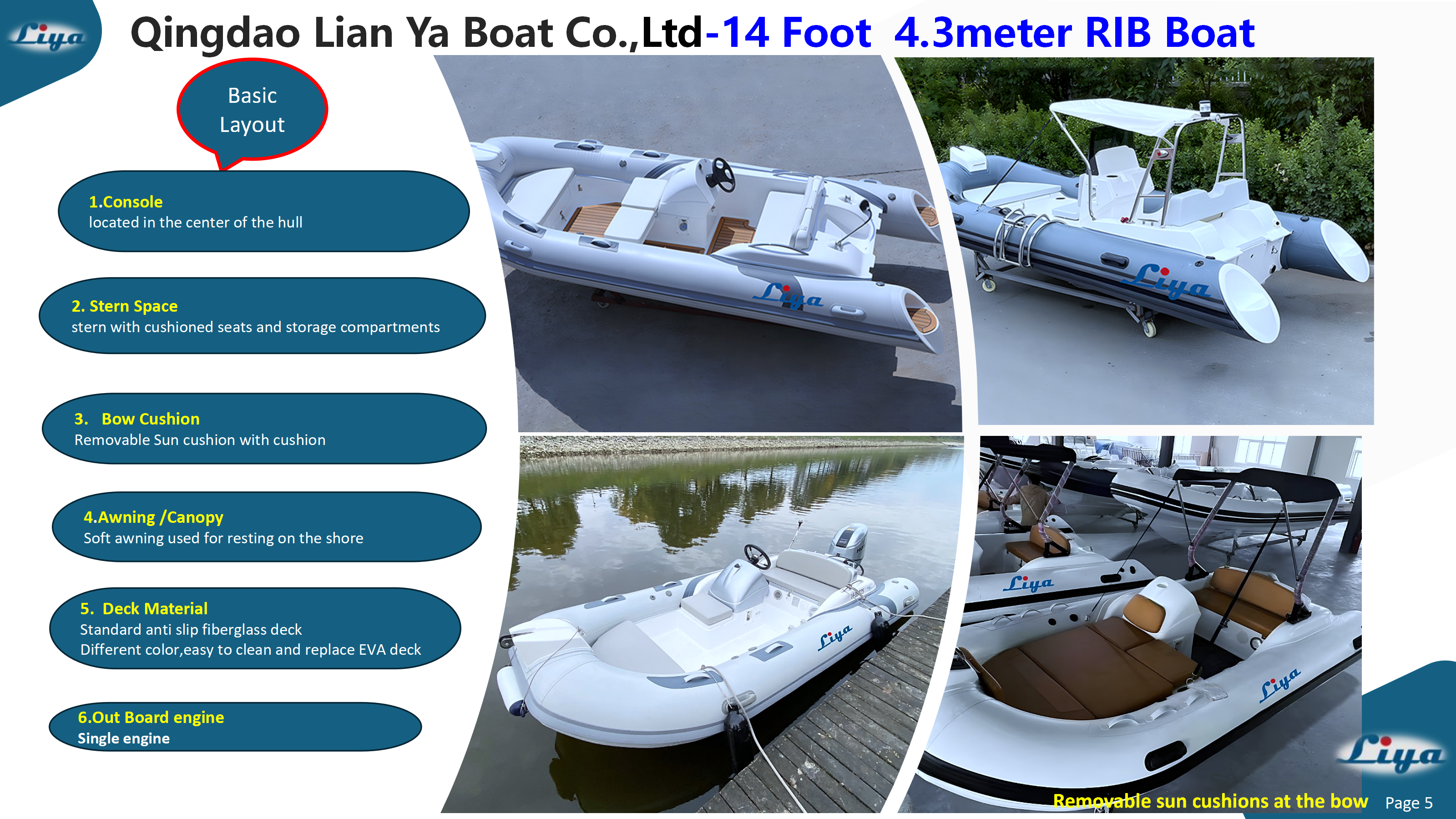 Using the Liya rib dinghy for water sports and fishing activities