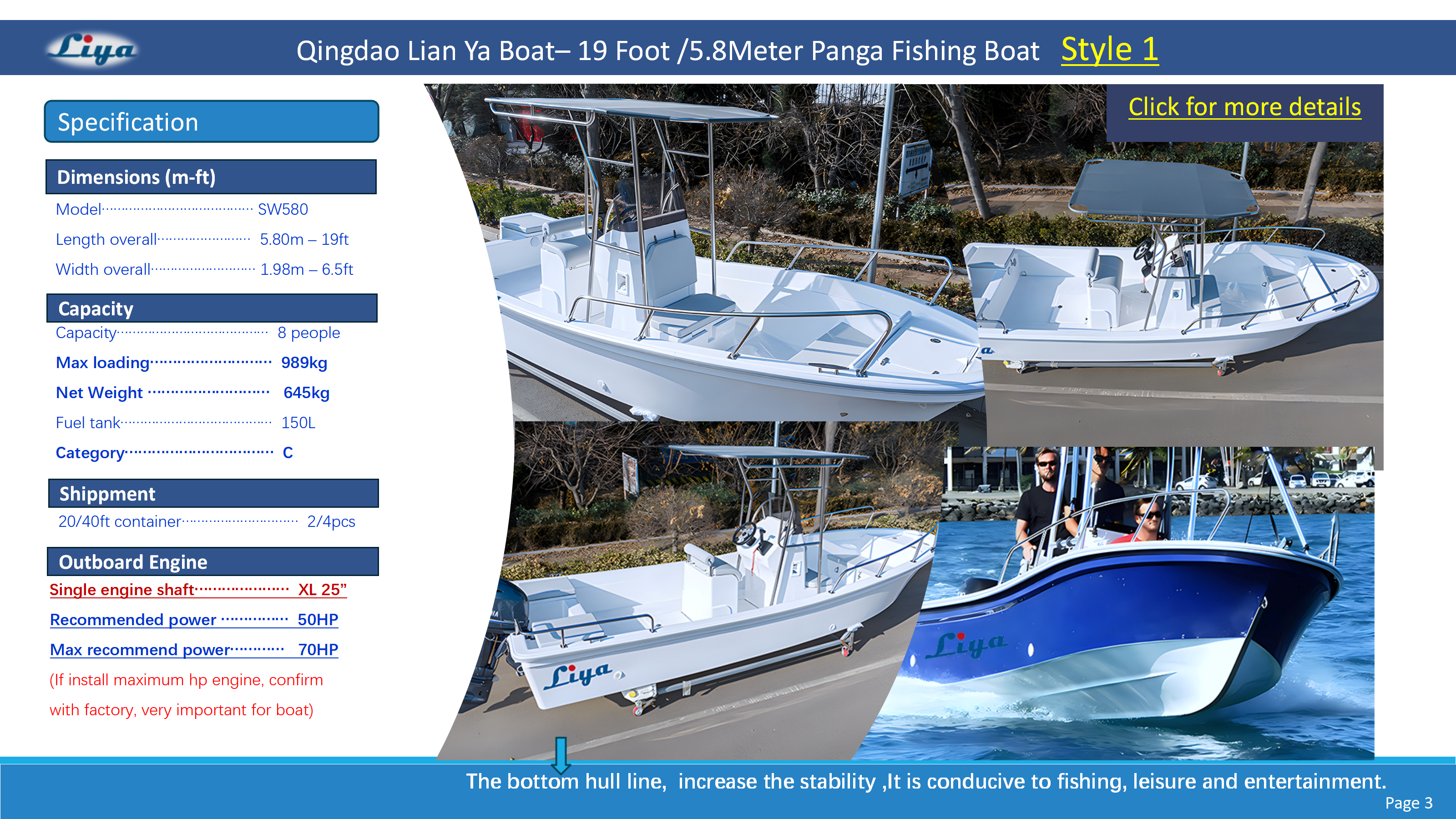 Liya 19 Foot Panga Fishing Boat_05