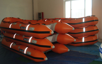 inflatable fire rescue boat pool