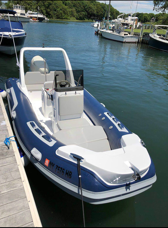 17Feet semi-rigid boat