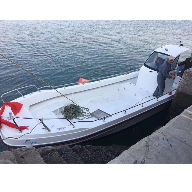 Liya 26 Foot Fiberglass Deck Boats 8 Meter Open fishing boat