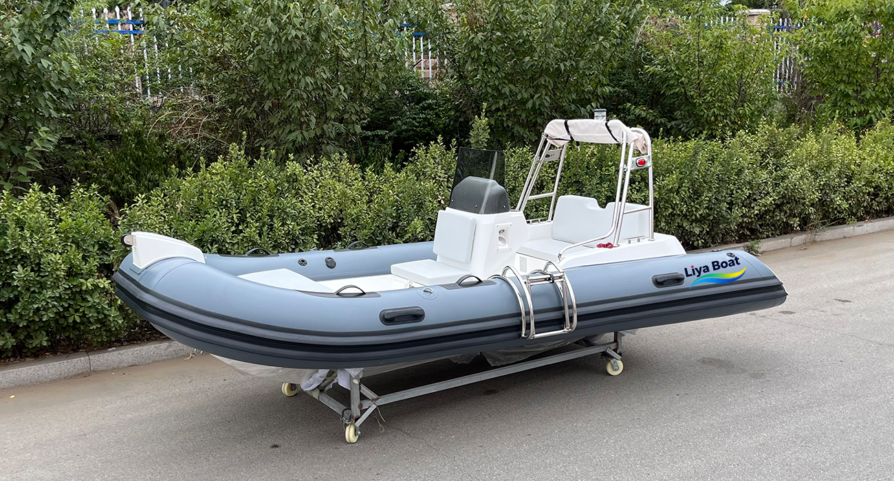 Liya 14ft Center Console RIB Boat 7 Person Capacity with CE