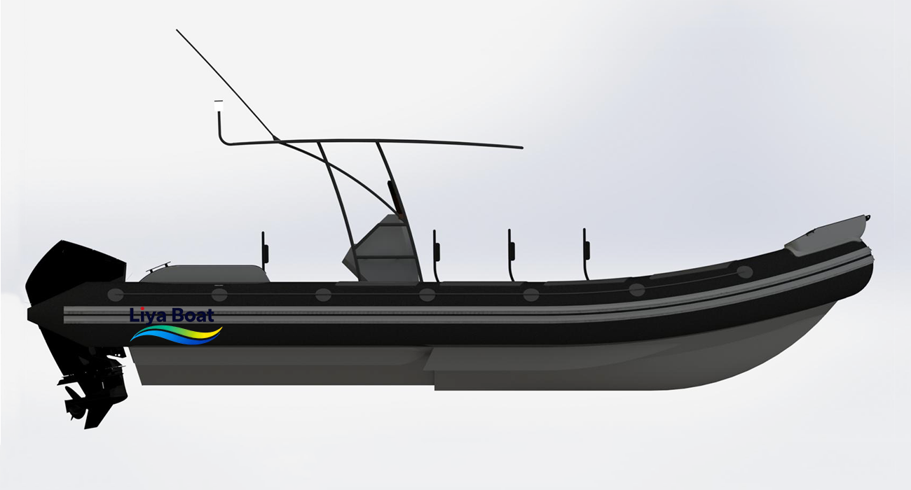 Liya 7.9m 26FT RHIB for Patrol, 16 Seats, Gun Rack Ready