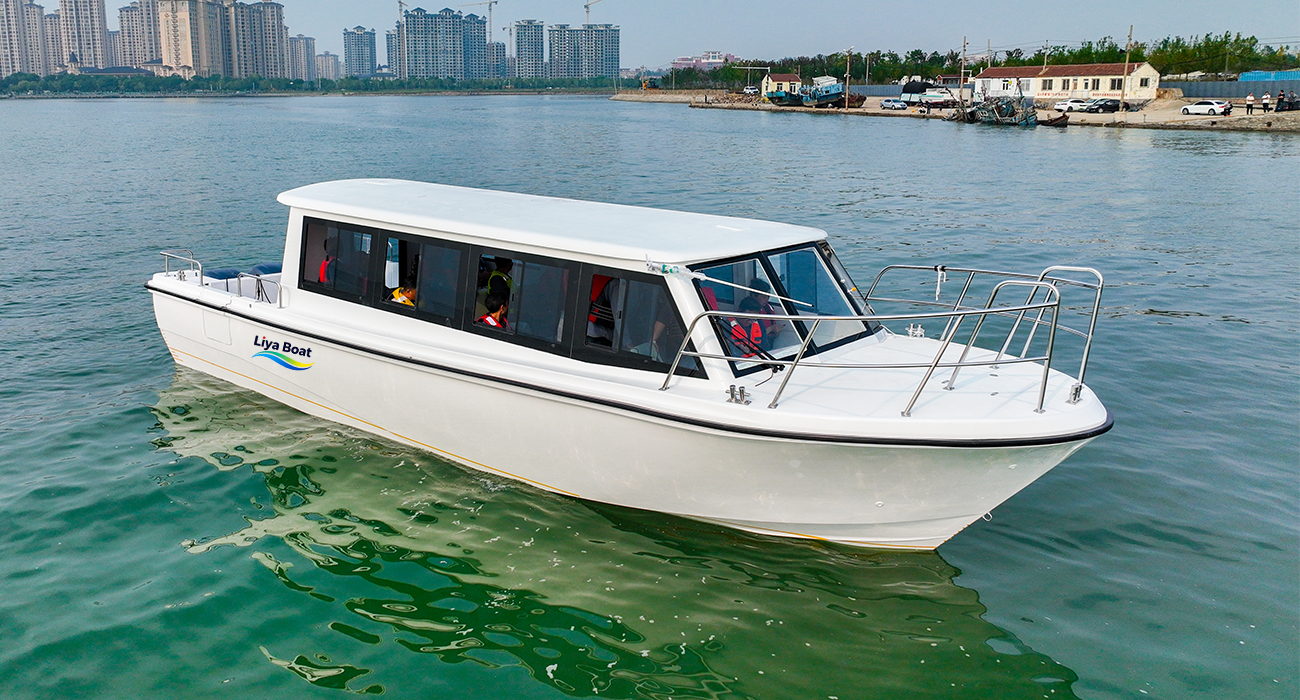 Liya 37ft Fiberglass Passenger Ferry Boat with 30 Seats,22 Capacity,300-600HP