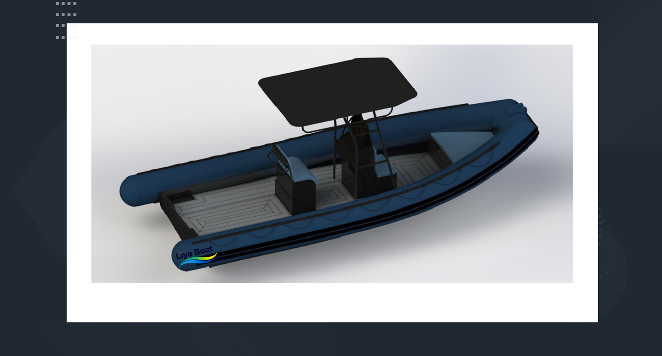 Liya 19-25ft FRP RIB Work/Patrol Boat 10-20 Persons,Customizable Console & Seats