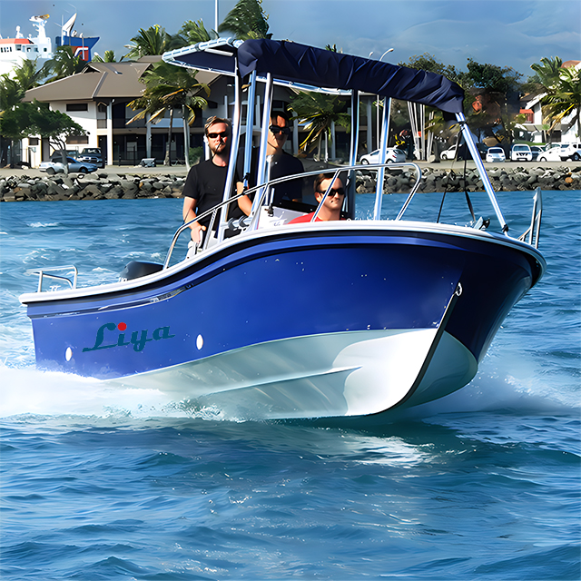 center console boat fiberglass
