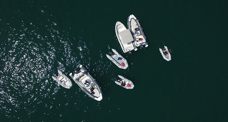 Small rigid inflatable boats
