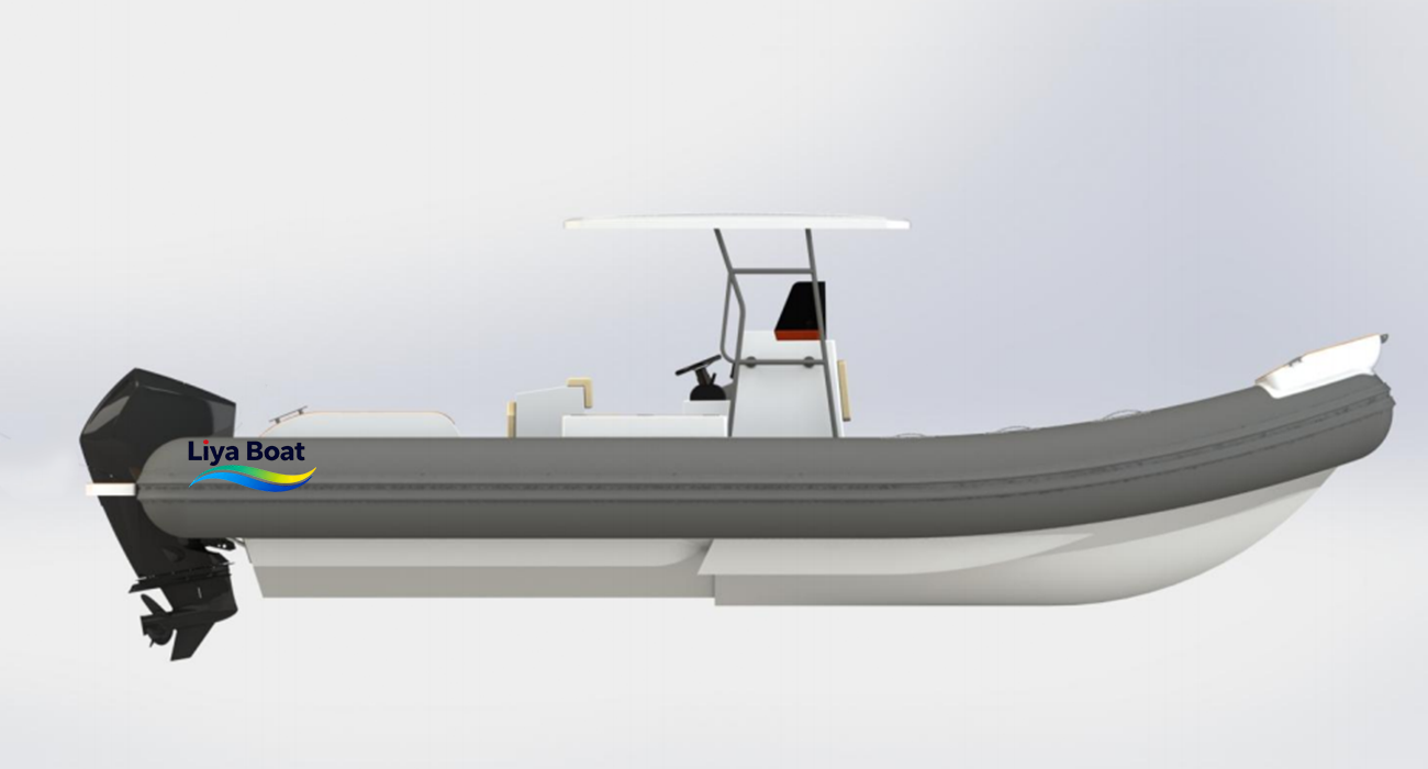 Liya 26ft 8m Deep V Hull High-Speed RlB Boat for Sport Fishing & Family |16 Person | CE Certified