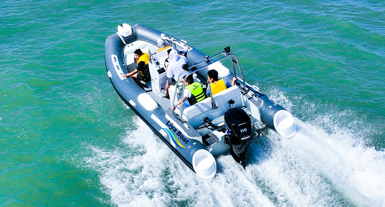 Liya 19ft Aluminum Hull RIB Tender Boat for Yacht & Commercial Use