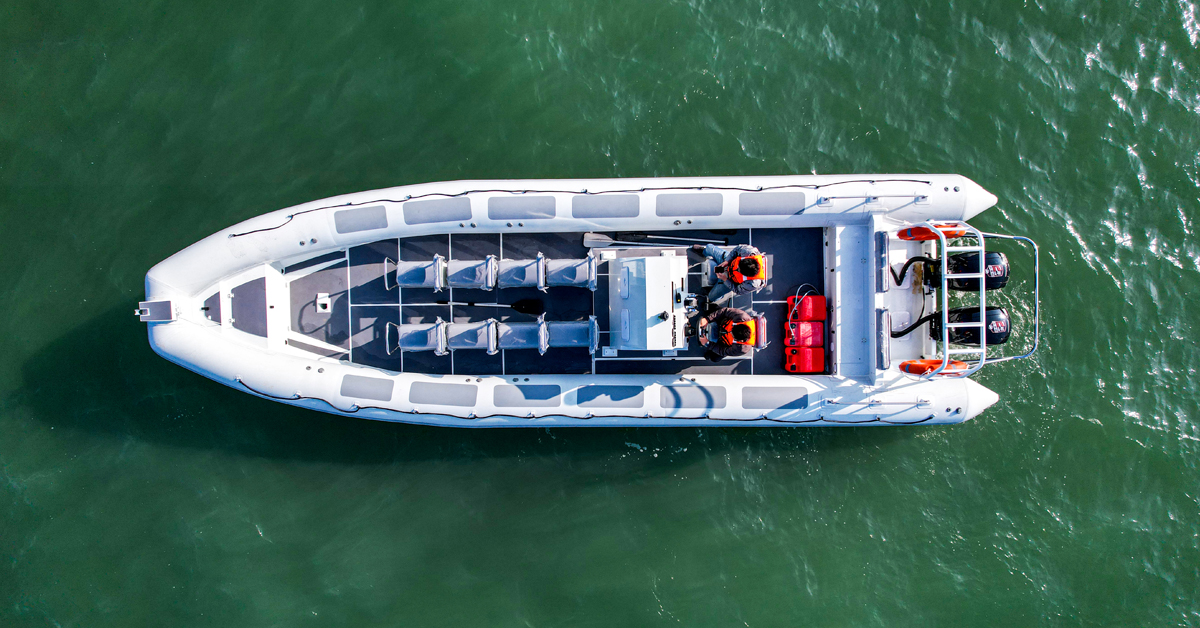 9-10 meter aluminum rib boat