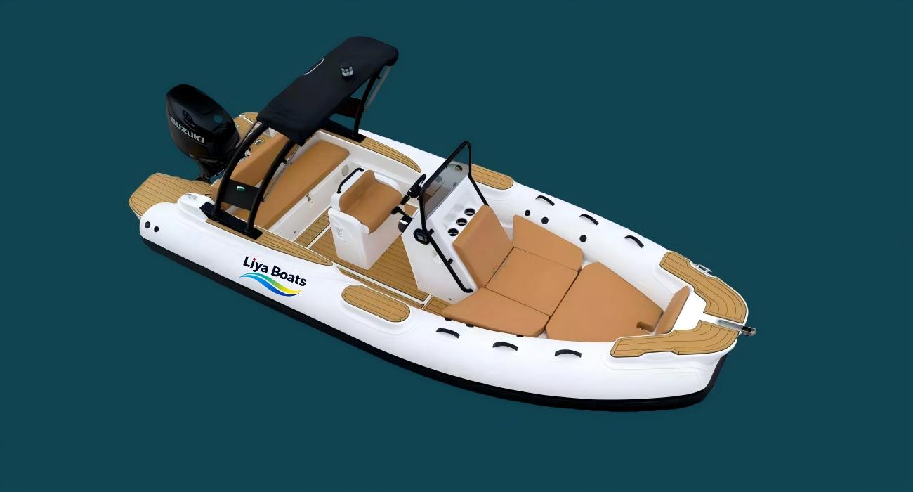  Liya 5.8m RIB Boat cruising, family sport boat in action