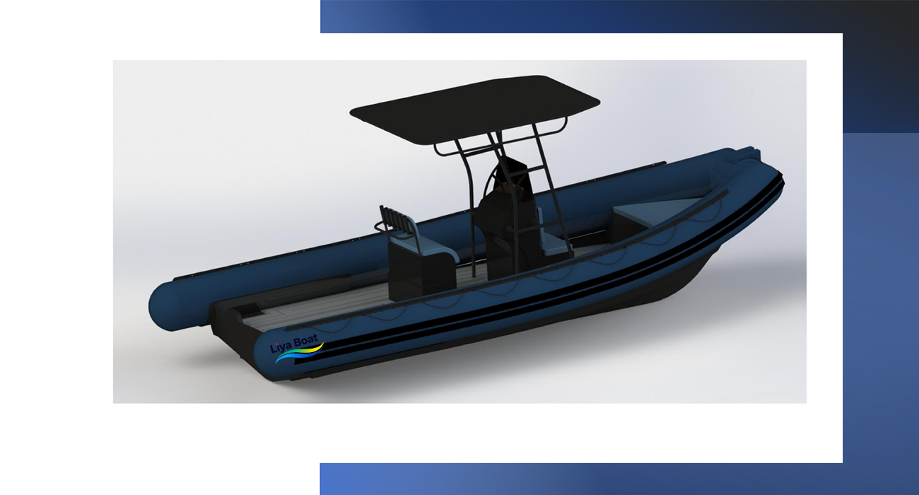Liya 19-25ft FRP RIB Work/Patrol Boat 10-20 Persons,Customizable Console & Seats