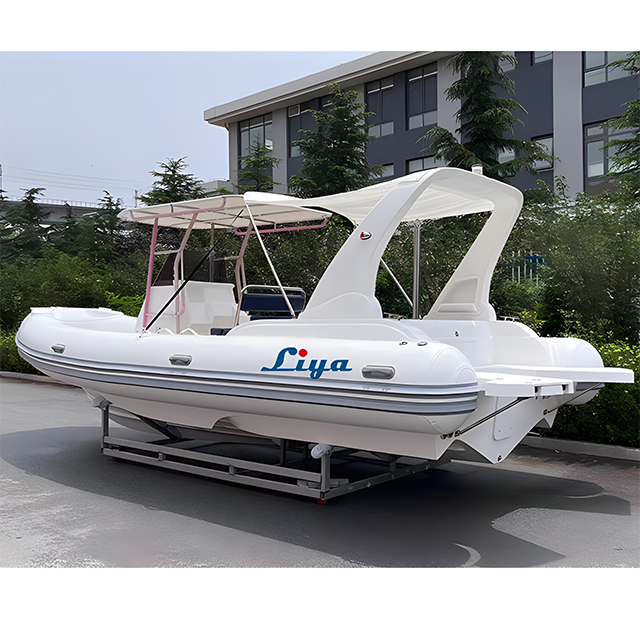 Liya 24.6Feet semi-rigid boats RIB Inflatable Boat 7.5Meter