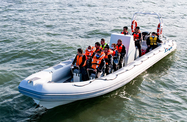 Liya Patrol Boat Aluminum hull Rib Boat 9-10 Meter