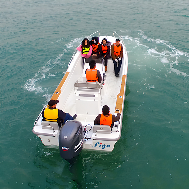 Liya 22Feet/6.6Meter fiberglass hull fishing boats for 7people