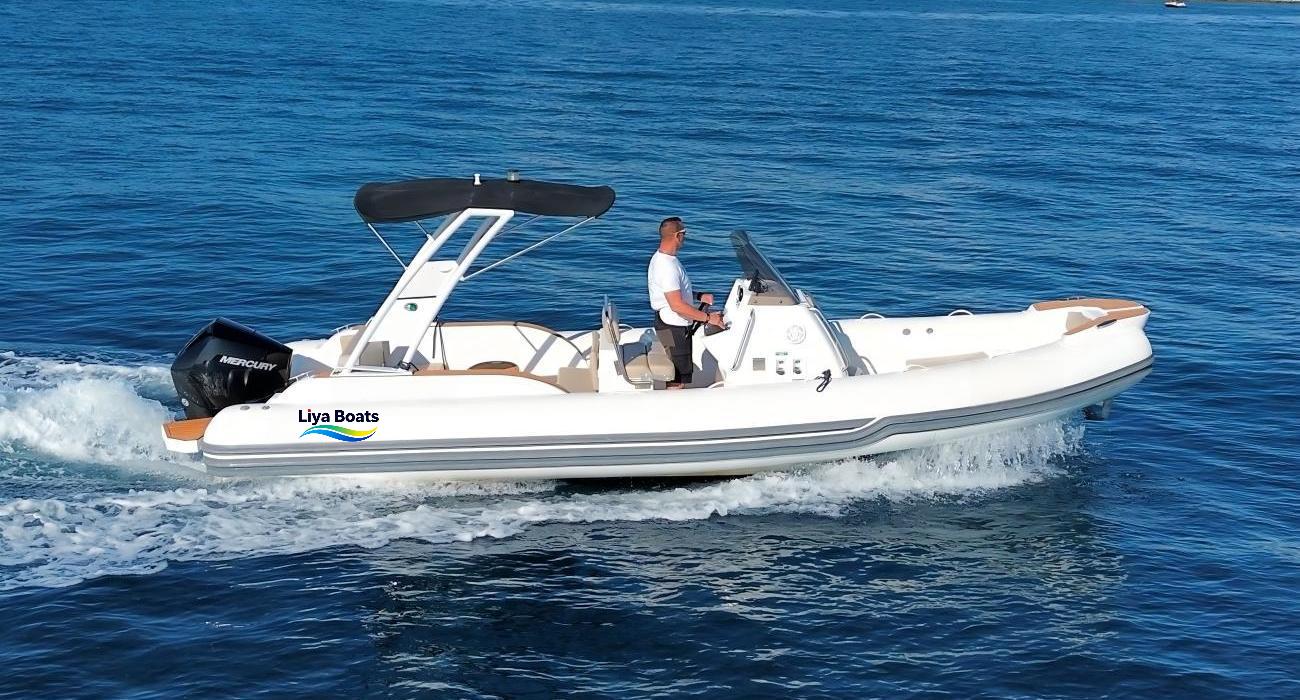 Liya 7.5m (25ft) Rigid Inflatable Boat (RIB) for 16 Persons - Leisure & Fishing