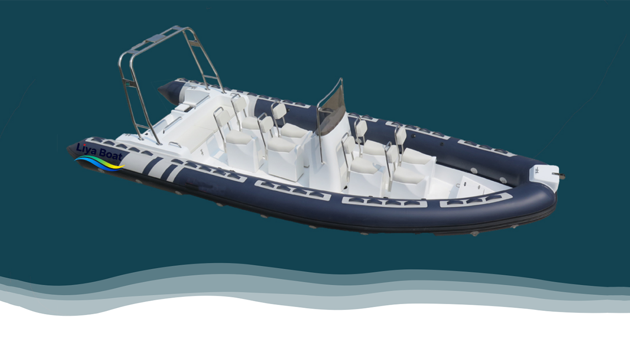 Liya 19-25ft FRP RIB Work/Patrol Boat 10-20 Persons,Customizable Console & Seats