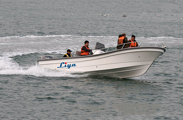 Liya Panga Boat Fiberglass 22 Feet Fishing Boat 6.6 Meter