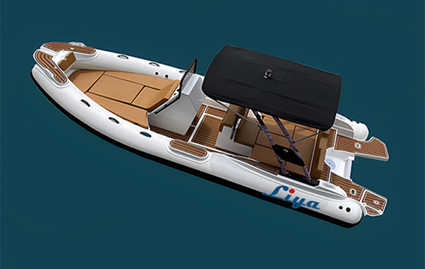 6.6 meter rigid inflatable boat with centre console