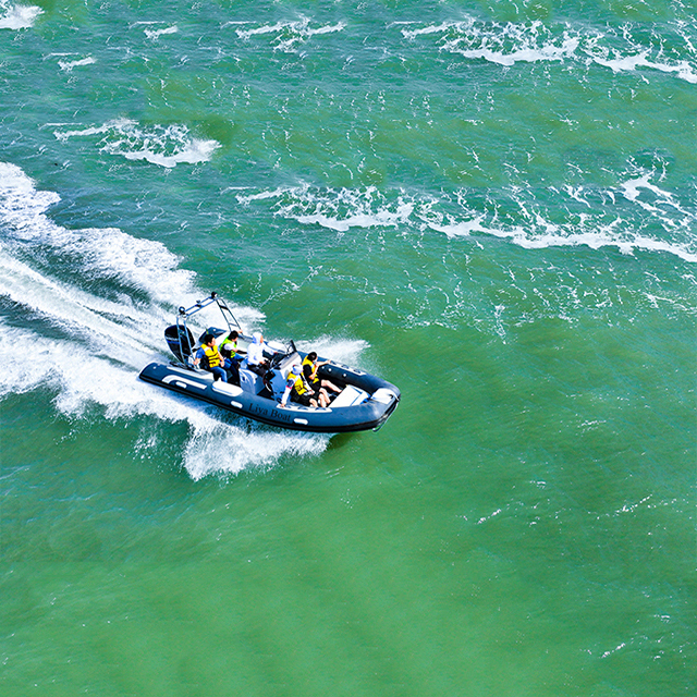 19ft aluminum hull rigid inflatable boat