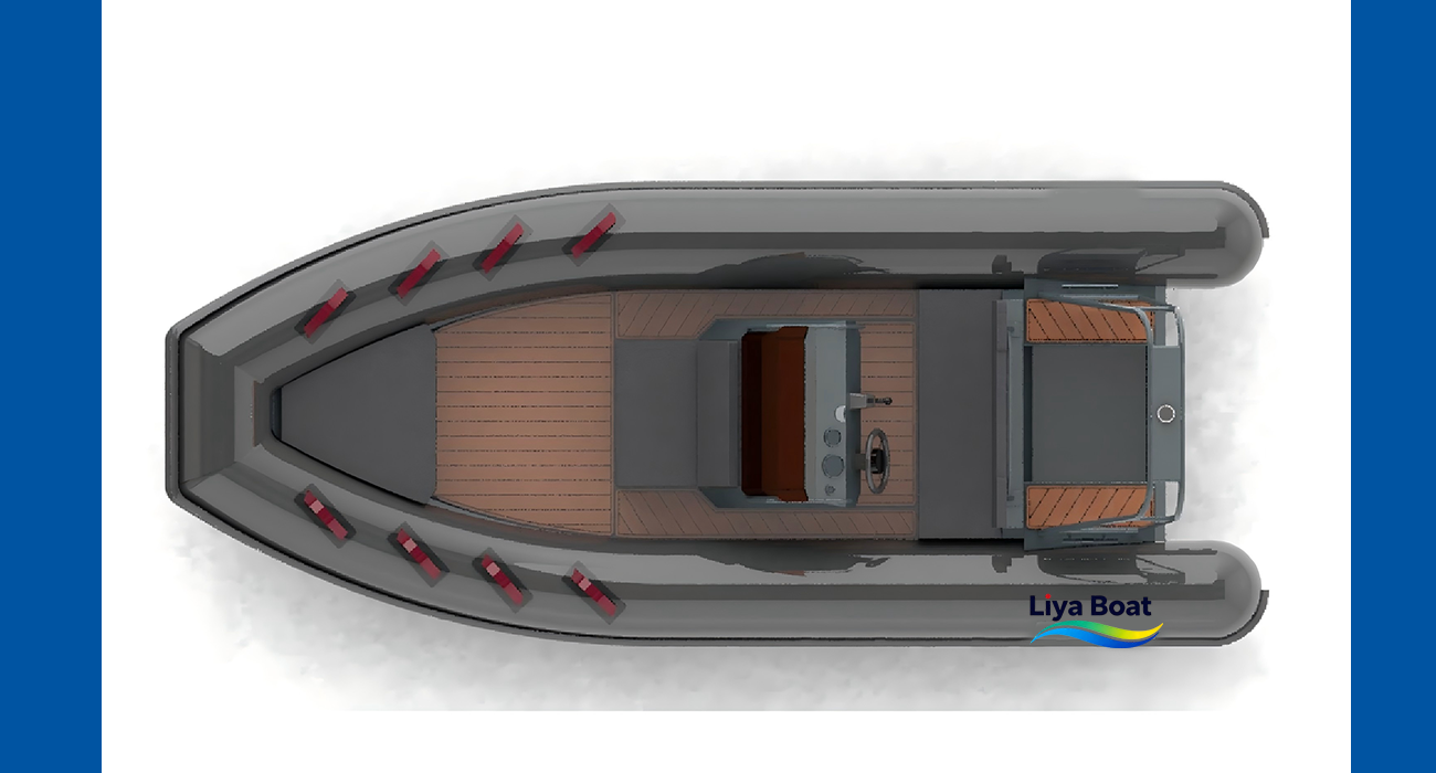 Liya 5.2m (17ft) Aluminum RIB Center Console Boat, CE Certified for 10 Pax 