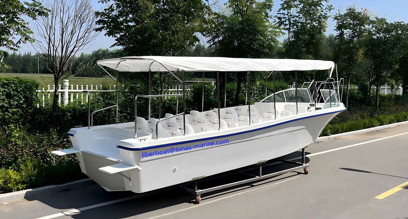 Spacious Passenger Cabin with 20 Seats - TM Water Taxi
