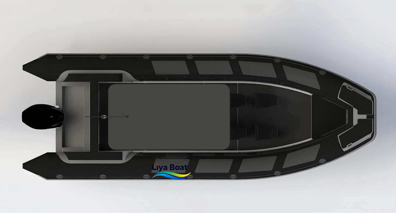 Liya 7.9m 26FT RHIB for Patrol, 16 Seats, Gun Rack Ready