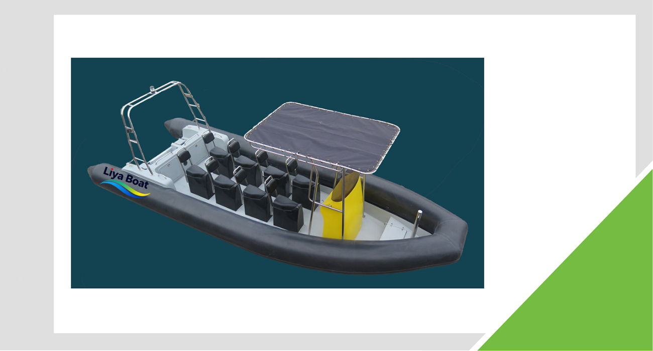 Liya 19-25ft FRP RIB Work/Patrol Boat 10-20 Persons,Customizable Console & Seats