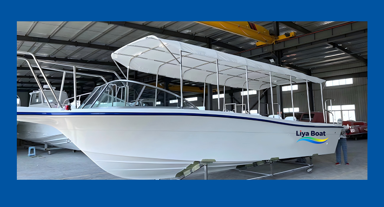 Liya 30ft Sightseeing & Water Taxi Boat | 20-Passenger Fiberglass Vessel 