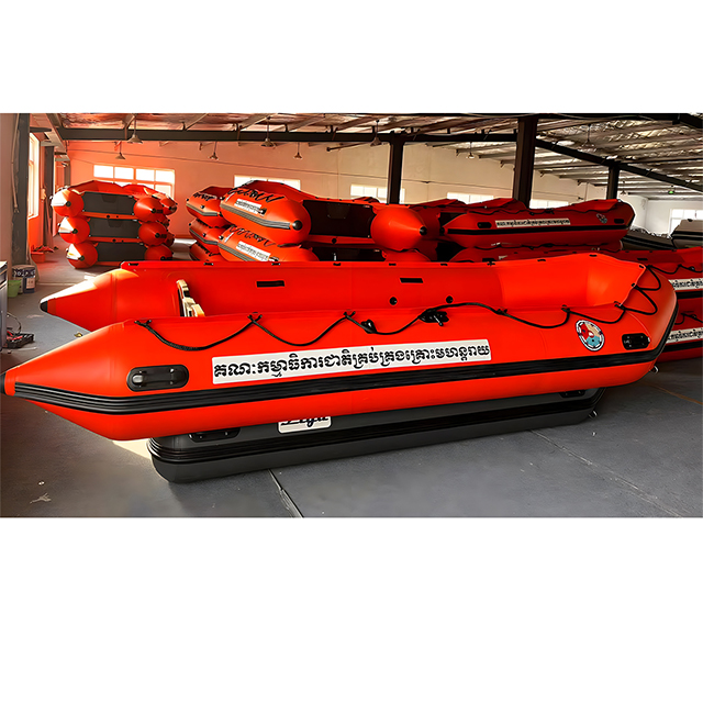 Liya Inflatable Rescue Boat Hypalon Boat 4.3-6.5 Meter