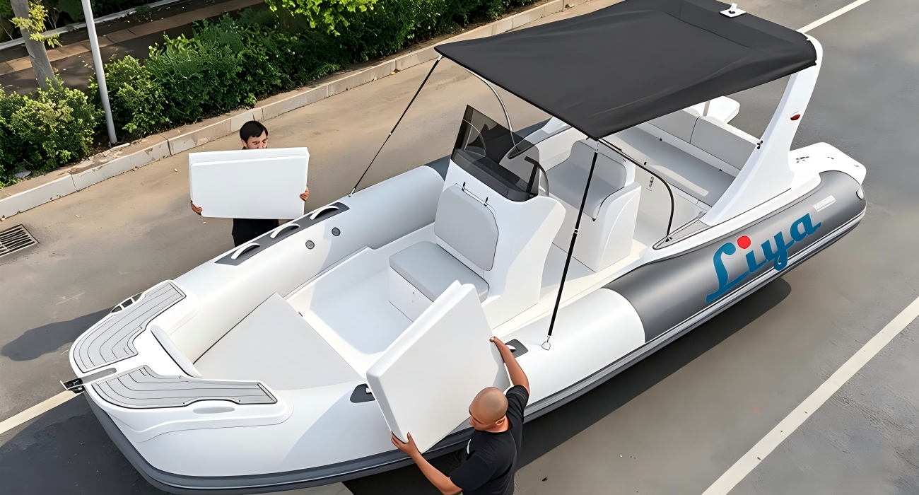 20ft deep V hull RIB boat for fishing and leisure