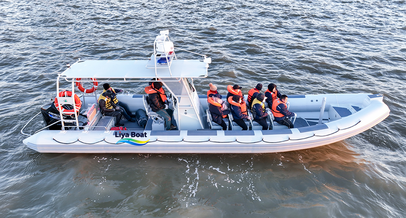 Liya 34ft Aluminum Patrol RIB Boat, High-Speed, 14 Person, CE B&C Certified