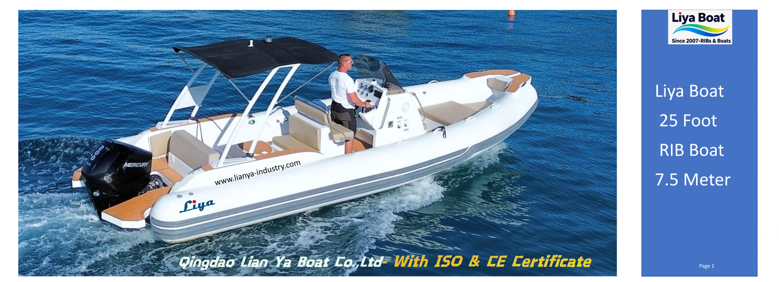 Liya 25 Foot RIB-Classic_CE