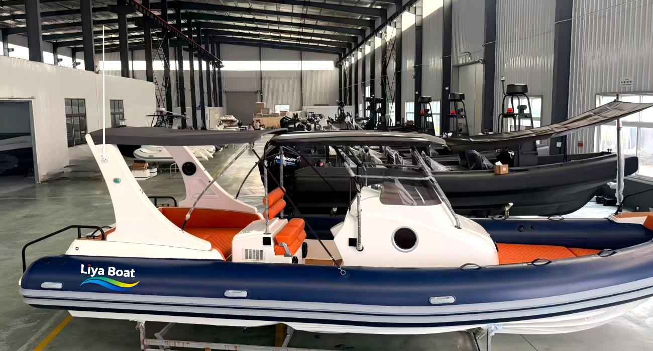 Liya 27FT Family Cabin RIB - Bow Sunpad and Seating Area