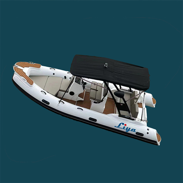 Liya 17 Feet Rigid Rib Boat 5.2 Meter Rib Boat With Motor 