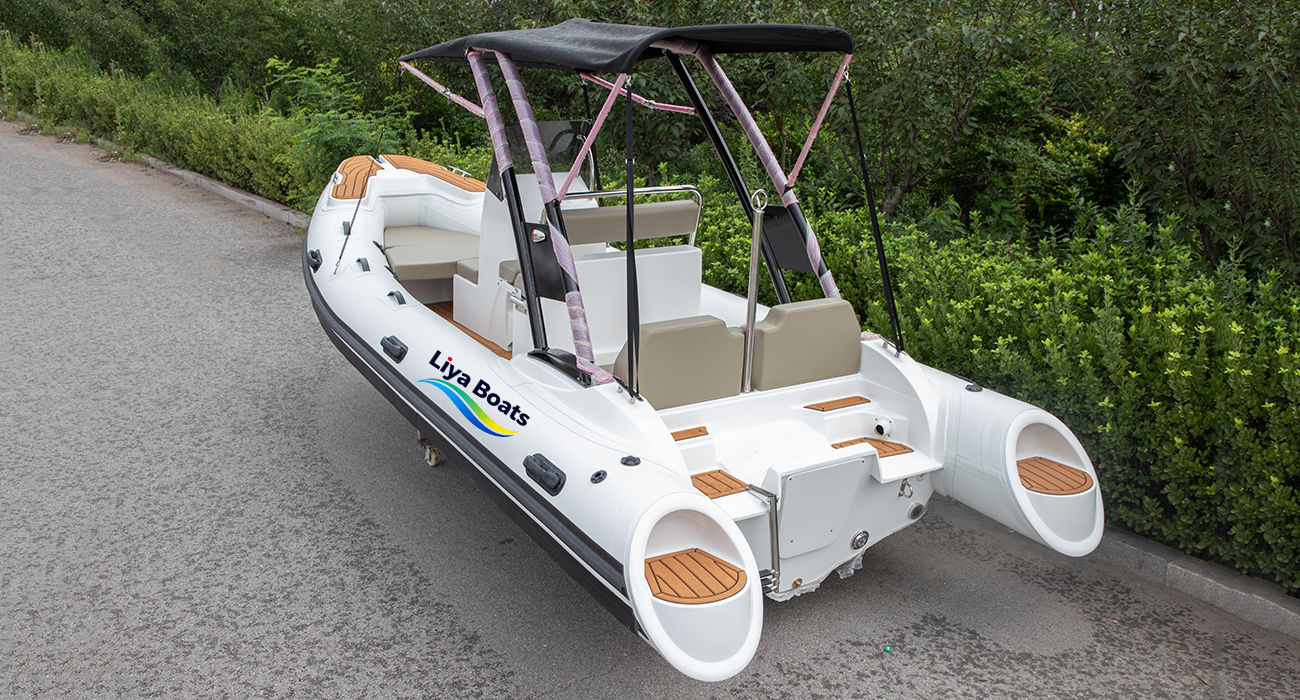  Liya 17ft center console RIB Boat on Calm water