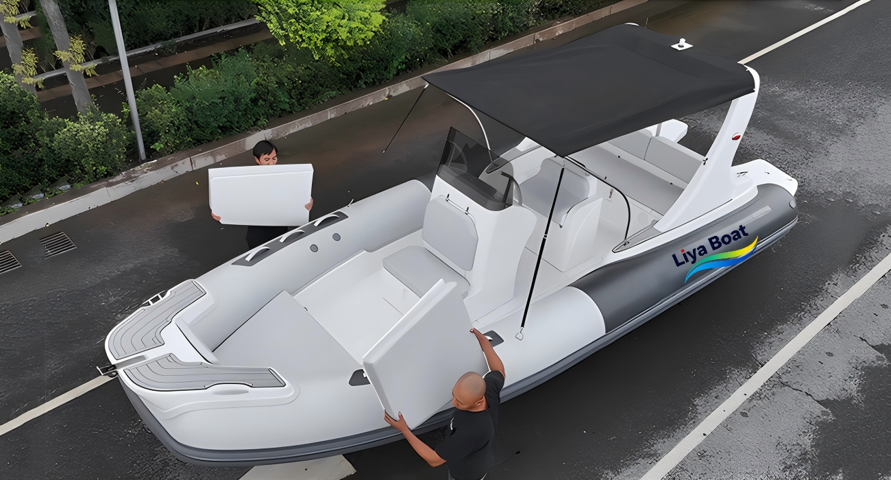 20ft deep V hull RIB boat for fishing and leisure