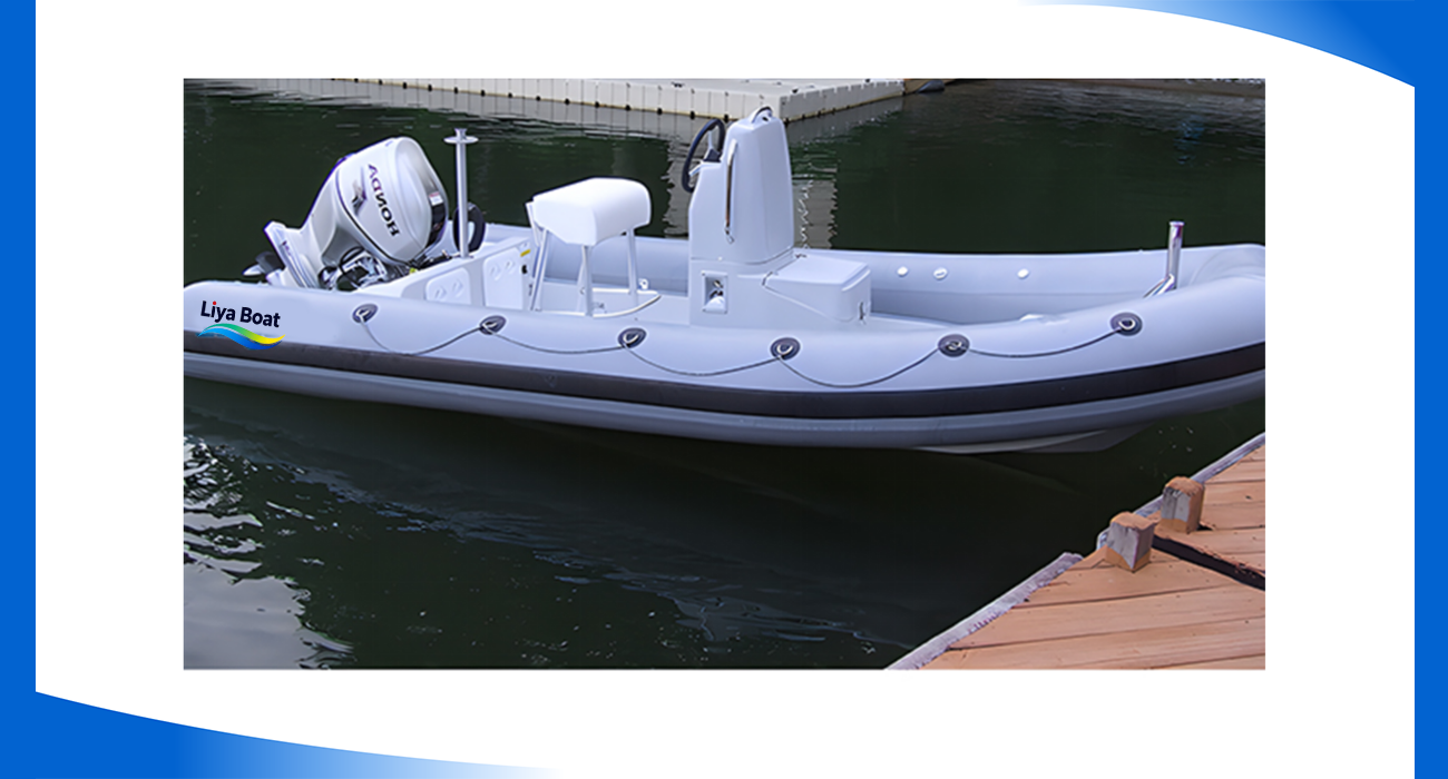 Liya 17FT 5.2m Open Deck RIB Boat 10 Persons Economic Fiberglass Hull with CE